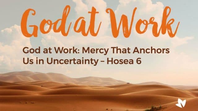 The Practice of Mercy in an Unstable World sermon image